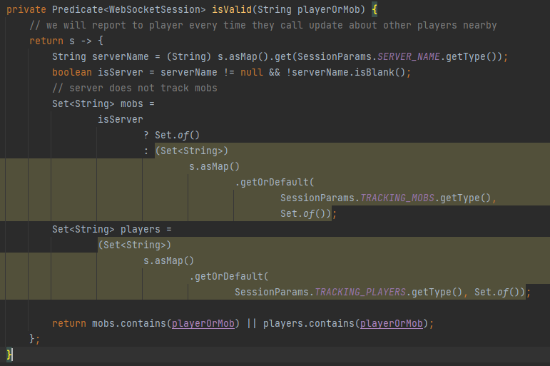 isValid functionality for broadcaster